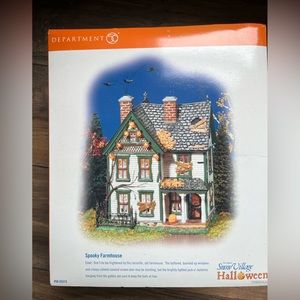 Department 56 Snow Village Halloween Spooky Farmhouse